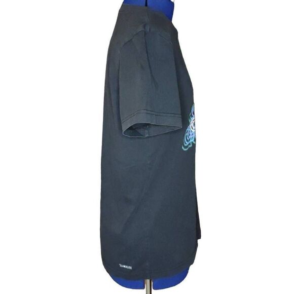 Adidas Men's Climalite Future Bos Crew-neck T-shirt Black Medium - Picture 5 of 10